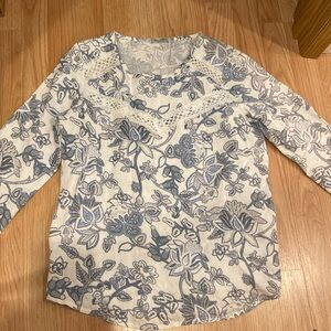 Preowned women’s linen top M Excellent